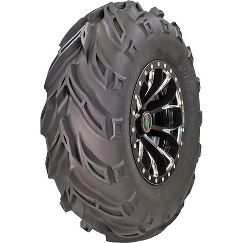 <p>The GBC Dirt Devil is Greenball's top selling ATV/UTV tire of all time. Backed by over 20 years of proven performance, the Dirt Devil is well suited for all types of terrain. It can handle dirt, gravel, hard pack and light mud with ease. It has a deep V-type tread that digs in terrains, but yet the ride is still smooth and comfortable. Carried in 22 sizes, it fits a wide range of ATVs and other utility vehicles used in industrial, farm, hunting, parks and recreation, and other service industries.</p><ul><li>Economical upgrade<li>Great traction in various terrains<li>Wide range of popular sizes</ul>