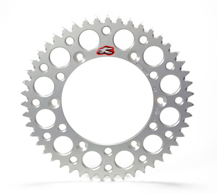 <p style="font-size: medium; margin: 0px 0px 10px;">Renthal UltraLight Rear Chainwheels are CNC machined in Manchester, UK from 7075 T6 aluminum to extremely tight tolerances, 66% lighter than steel. Computer engineered and tested to ensure a precise fitment, concentricity and load dispersion with tooth profiling to provide maximum power transfer.</p><p style="font-size: medium; margin: 0px 0px 10px;">With Renthal's combination of high strength base material, cutting edge manufacturing methods and exceptional hardwearing surface treatments its clear to see why Renthal’s light weight all aluminum rear sprockets can be found on the rear wheels of more factory race team machines than all other competing brands combined.</p>