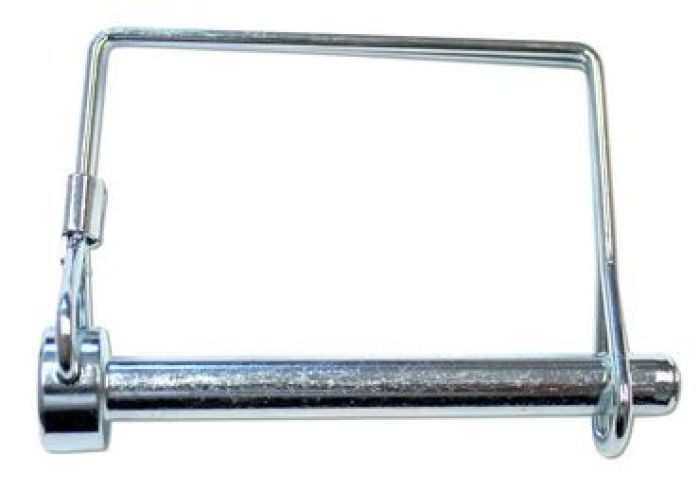 <p>COUPLER SAFETY PINS<br>*&nbsp; Safety lock pins have pin and cotter all in one assembly.<br>*&nbsp; The wire loop is pulled over the pin  lock it in place or remove it.<br>*&nbsp; Quick connect or disconnect prevents coupler latch from accidently opening.<br>*&nbsp; Tempered spring wire with carbon steel pin<br>*&nbsp; Zinc plated<br>*&nbsp; Sold each<br>*&nbsp; 5/16" x 2-3/4"<br>*&nbsp; Square loop pin</p>