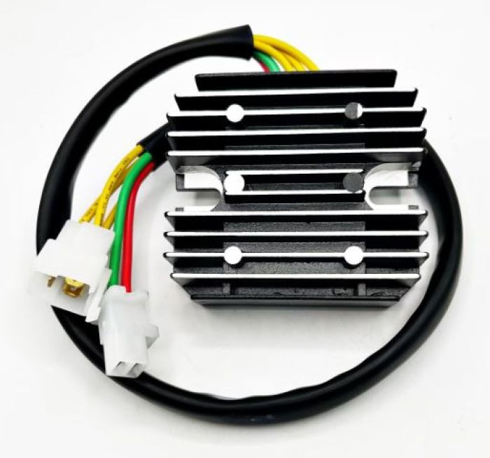 <p></p><p><span style="font-size: medium;">Made with cooling Mosfet technology &amp; the correct voltage set point to work with Lithium Ion batteries</span></p><span style="font-size: medium;">Designed with a lower voltage set point to work with lithium-ion batteries. Rick's design does not include the black signal wire.</span><font size="3"><br></font><span style="font-size: medium;">Contact the manufacturer of your Lithium Ion Battery to ensure correct set point for their product.</span><font size="3"><br></font><span style="font-size: medium;">Voltage set point: 14V +/- .2</span><font size="3"><br></font><span style="font-size: medium;">Not for use with standard lead acid batteries</span><font size="3"><br></font><span style="font-size: medium;">1-Year manufacturer's warranty</span><p></p>