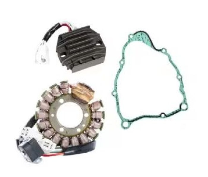 <p style="scrollbar-color: rgb(78, 82, 84) rgb(22, 25, 26); font-size: medium;">This complete charging kit is designed to make the repair job as easy as possible.&nbsp;</p><br style="scrollbar-color: rgb(78, 82, 84) rgb(22, 25, 26);"><p style="scrollbar-color: rgb(78, 82, 84) rgb(22, 25, 26); font-size: medium;">Kit includes:</p><p style="scrollbar-color: rgb(78, 82, 84) rgb(22, 25, 26); font-size: medium;">New stator</p><p style="scrollbar-color: rgb(78, 82, 84) rgb(22, 25, 26); font-size: medium;">New Hot Shot rec/reg</p><p style="scrollbar-color: rgb(78, 82, 84) rgb(22, 25, 26);"><font size="3" style="font-size: medium; scrollbar-color: rgb(78, 82, 84) rgb(22, 25, 26);">New stator gasket<br style="scrollbar-color: rgb(78, 82, 84) rgb(22, 25, 26);"></font><br style="scrollbar-color: rgb(78, 82, 84) rgb(22, 25, 26);"><br style="scrollbar-color: rgb(78, 82, 84) rgb(22, 25, 26);"><font size="3" style="scrollbar-color: rgb(78, 82, 84) rgb(22, 25, 26);">Yamaha OE:<br>4BD-85510-20-00 (stator)<br>4KB-81960-02-00, 4KB-81960-01-00 (rec/reg)<br>4BD-15451-01-00, 4BD-15451-00-00, 24W-15451-00-00 (gasket)</font></p>