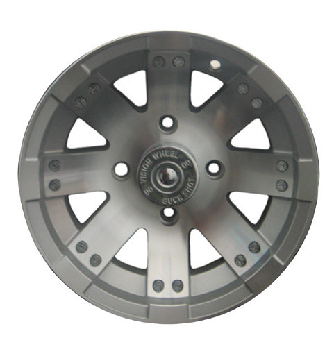 <p><span style="font-family: lucida sans unicode,lucida grande,sans-serif"><strong>WHEEL SIZE: </strong>12 x 7 4"BS<br /><strong>BOLT PATTERN: </strong>4 x 110<br /><strong>LUGS: </strong>10mm x 1.25"</span><br /><br /><span style="font-family: lucida sans unicode,lucida grande,sans-serif">&bull; Clear coated for ease of maintenance and long lasting beauty<br />&bull; Ruggedly built<br />&bull; Lifetime structural warranty for manufacturer's defects<br />&bull; Lug Nuts and Center Caps included with each wheel</span></p>