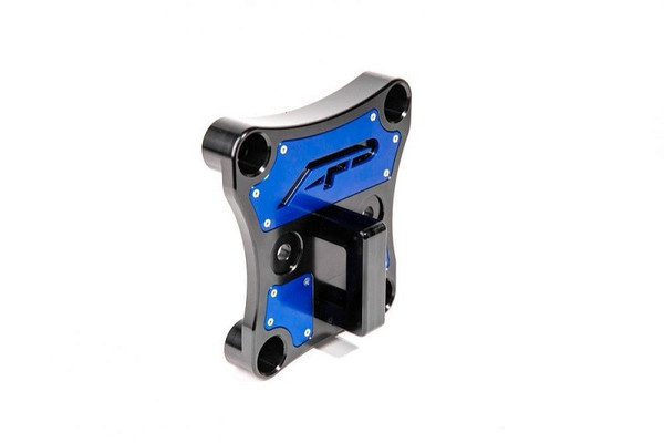 Can-Am Maverick X3 Blue Billet Radius Rod Plate with D-Ring - Agency Power