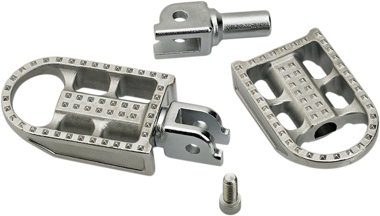 Biltwell - Mushman Step Footpegs - Polished - Softail - Mushman Footpegs - 7002-302-03