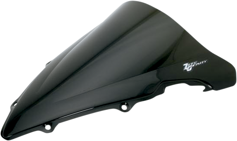 Zero Gravity - Double Bubble Windscreen - Dark Smoke - YZF-R6 - Double Bubble Windscreen - 16-578-19