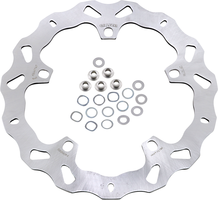Galfer - Wave Brake Rotor - Front - Wave Brake Rotors - DF707W
