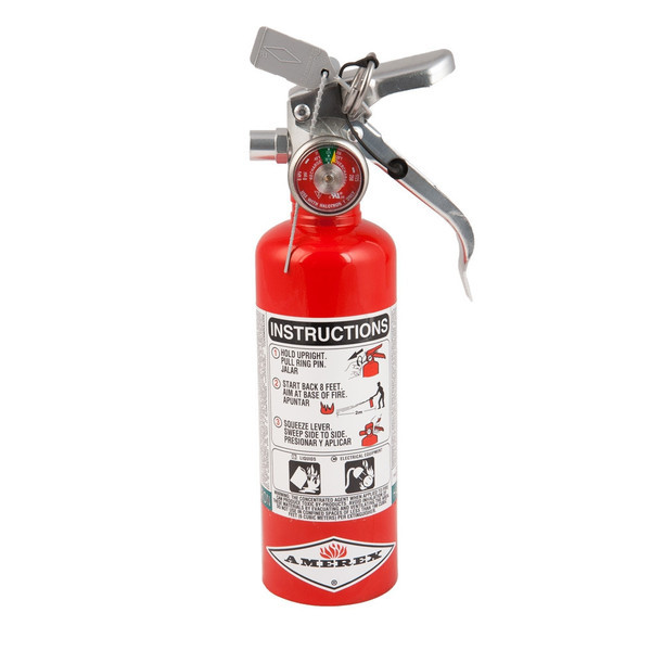 Polaris Ranger 1.4lb Amerex Halotron Extinguisher A384T- Red - Axia Alloys