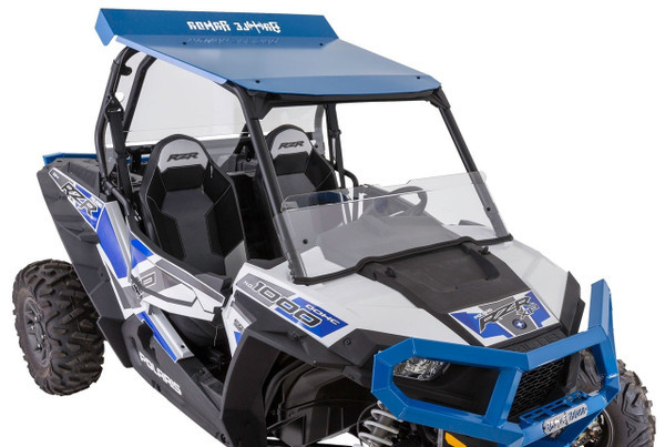 Polaris RZR 1000 Single Cab Metal Roof (Color Voodoo Blue) - Battle Armor