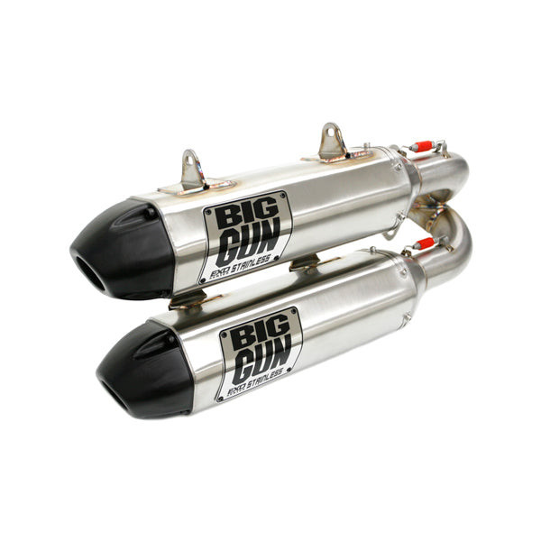 Polaris RZR S 900 EXO Stainless Dual Full Exhaust System - Big Gun Exhaust