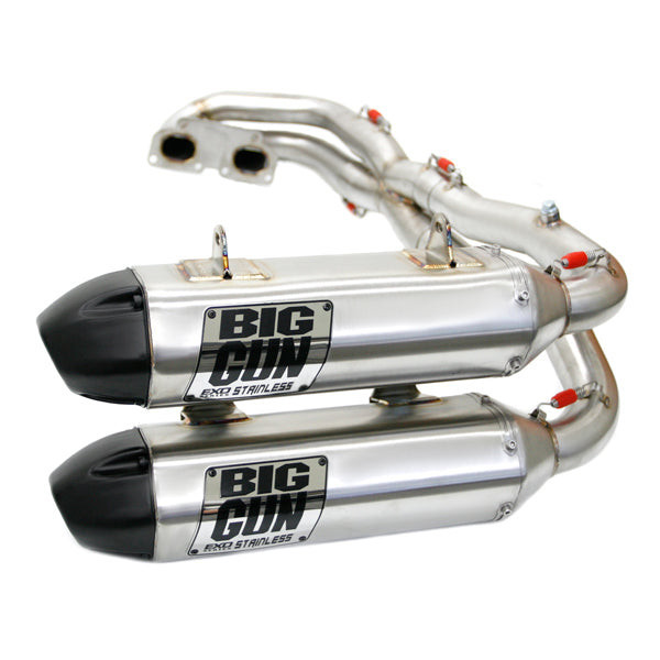 Polaris RZR XP 1000 / RZR 4 XP 1000 EXO Stainless Dual Full Exhaust System - Big Gun Exhaust