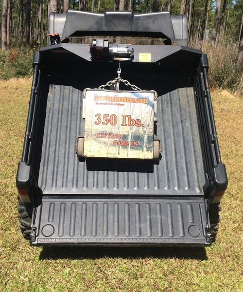 Polaris General Game Loader (With 2000LB Warn Winch) Rear Bed Lifting Solution - Bowdup