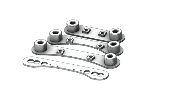 Can-Am Maverick X3 Radius Rod Race Plates - CT Race Worx