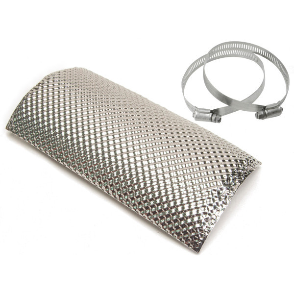 Can-Am Commander/Defender/Maverick X3/R Stainless Steel Pipe Shield - 4-1/2" x 8-1/2" - Design Engineering