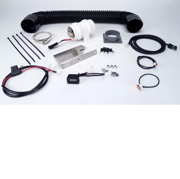 Honda Pioneer 1000-5 Auxiliary Fan Kit - Design Engineering