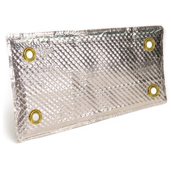 Polaris RZR Stainless Steel Heat Shield Pad - 4" x 8" - Design Engineering