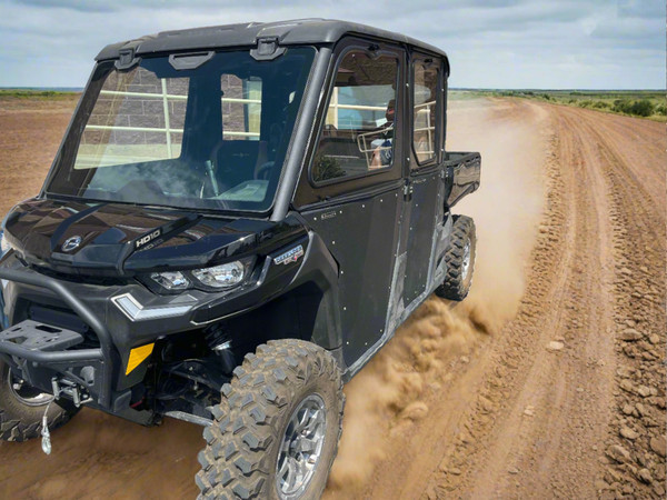 Can-Am Defender 4-Seat Cab Enclosure "The Vault" 2016+ Upper Side Doors & Panels To Go With SuperATV Doors - Dirt Warrior Accessories