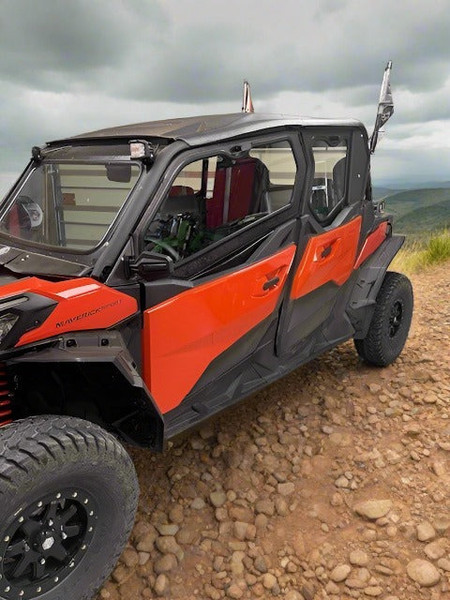 Can-am Maverick Sport/Trail 4-Seat Cab Enclosure "The Vault" Upper Side Doors & Panels (Patent Pending) - Dirt Warrior Accessories
