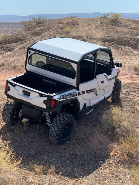 Polaris General Rear Windshield - Dirt Warrior Accessories