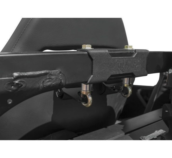 Polaris Ranger Racing Harness Anchors Black, Bolt-On Kit, - Dragonfire Racing