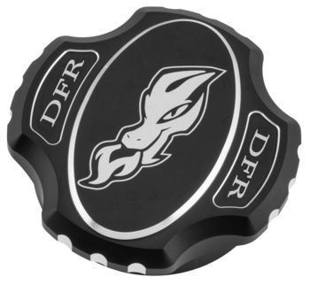 Polaris RZR Black Dragonhead Billet Gas Cap - DragonFire Racing