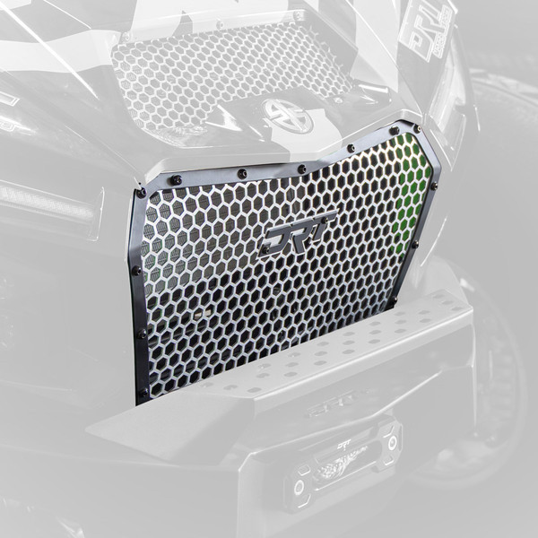 Kawasaki Teryx H2 Front Grill (Black/Raw) - DRT Motorsports