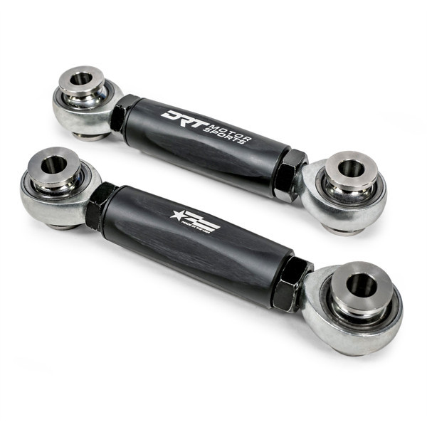 Polaris General 1000 Billet Aluminum Hex Bar Adjustable Sway Bar Link Kit Front - DRT Motorsports