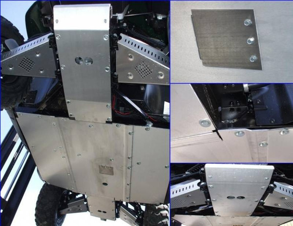 Kawasaki Teryx Underbelly Skid Plate Set - Extreme Metal Products