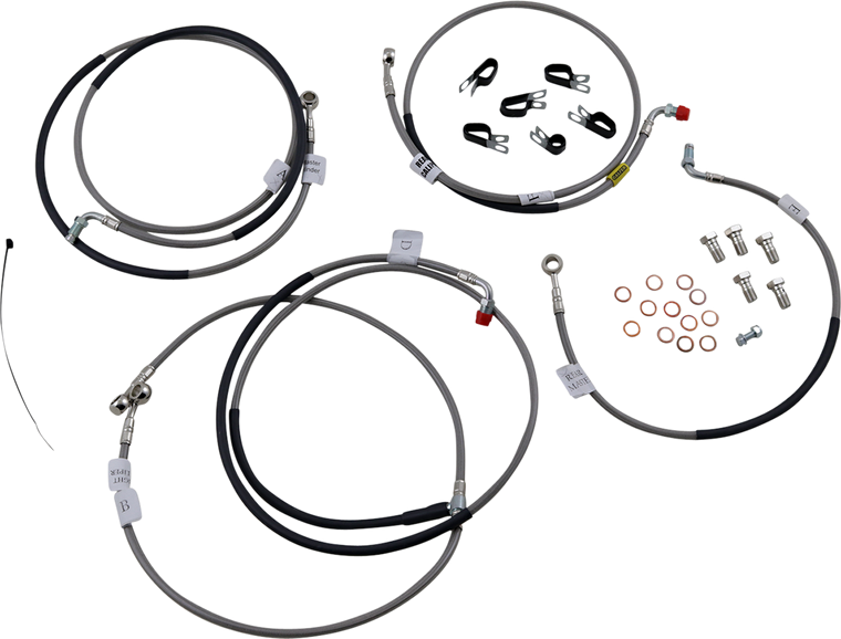 Galfer - Brake Line - Stainless Steel - Brake Line Kit - FK003D811-6 Galfer - Brake Line - Stainless Steel - Brake Line Kit - FK003D811-6