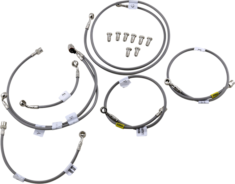 Galfer - Brake Line - Stainless Steel - Brake Line Kit - FK003D701-7 Galfer - Brake Line - Stainless Steel - Brake Line Kit - FK003D701-7