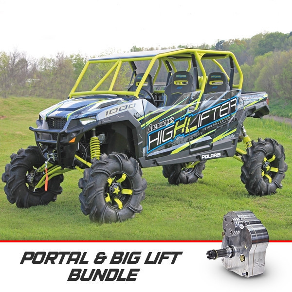 Polaris General 1000 Bundle - 4" Portals & 7" Big Lift - High Lifter