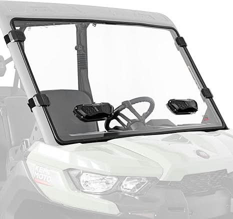Can-Am Defender Vented Front Windshield - Kemimoto