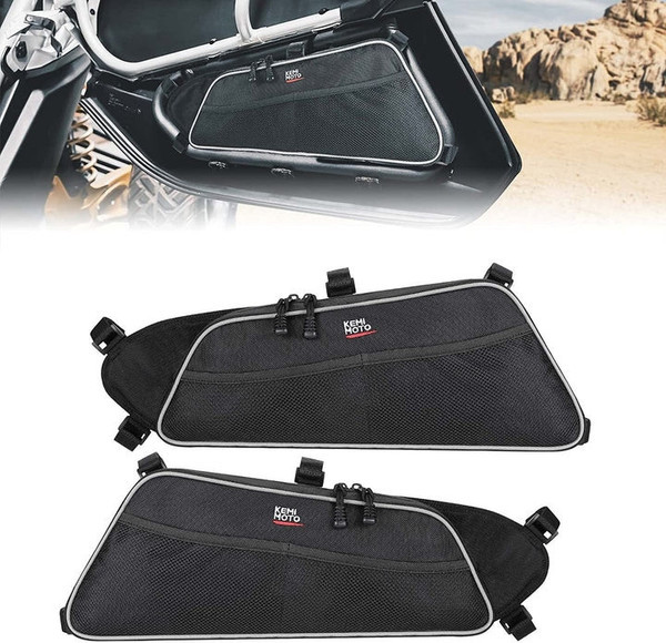 Can-Am Maverick X3 Lower Door Storage Bags (Set of 2) - Kemimoto
