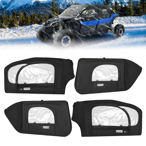 Can-Am Maverick X3 Soft Cab Enclosures with Metal Frame - Kemimoto