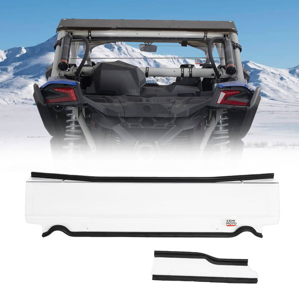 Can-Am Maverick X3 Upgraded Scratch-Resistant Rear Windshield - Kemimoto