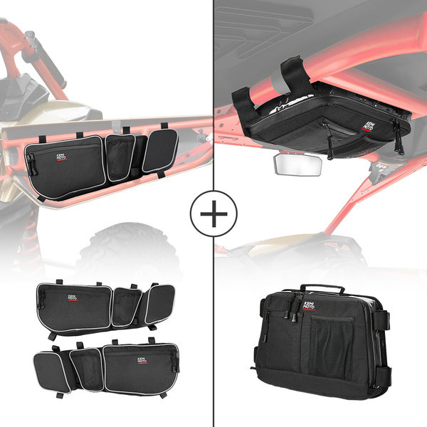 Can-Am Maverick X3/ Maverick X3 Max Front & Roof Storage Bags - Kemimoto