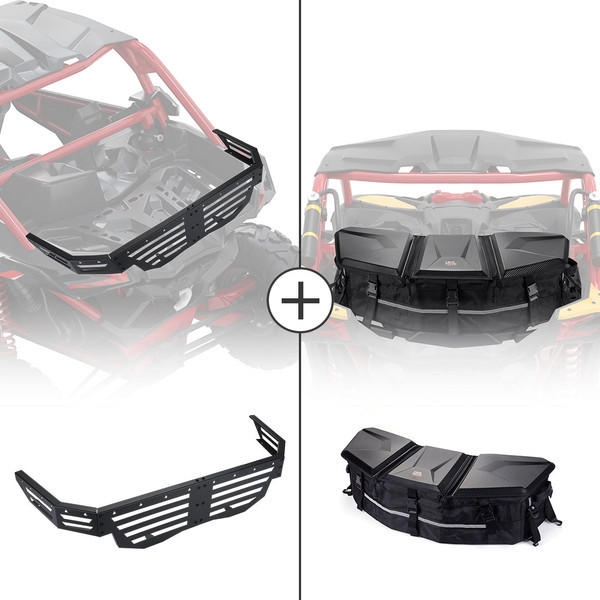 Can-Am Maverick X3/ Maverick X3 Max Rear Cargo Tailgate & Bags - Kemimoto