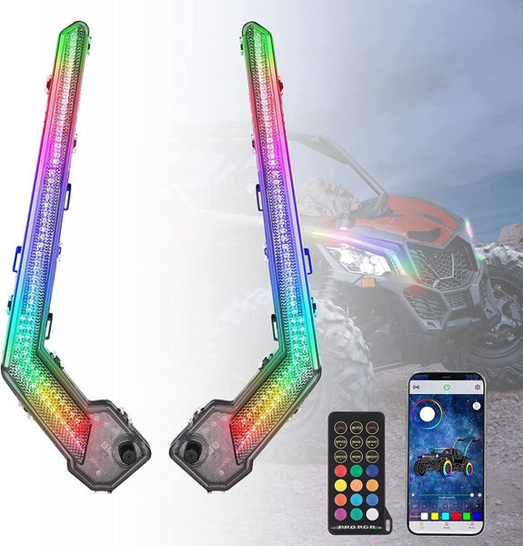 Can-Am Maverick X3/ X3 MAX RGB Fang Lights - Kemimoto