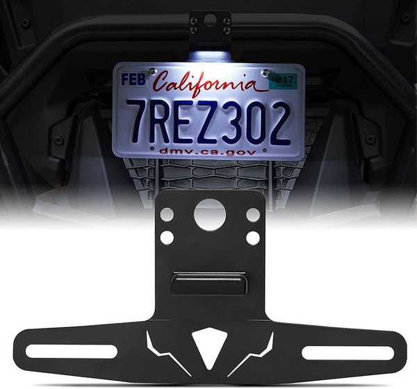 Kawasaki Teryx / KRX / Mule / Ridge 12V Lighted License Plate Holder - Kemimoto