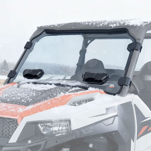 Polaris General 1000 / XP Vented Front Full Windshield - Kemimoto