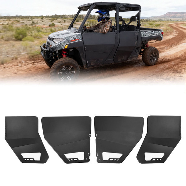Polaris Ranger Crew XP 1000 Aluminum Half Doors - Kemimoto