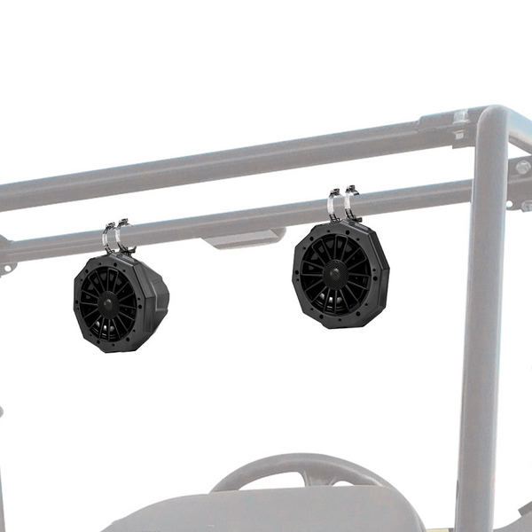 Polaris RZR 6.5 Speaker Cage Swivel Pods with 1.75 to 2 Mounting Clamps - Kemimoto
