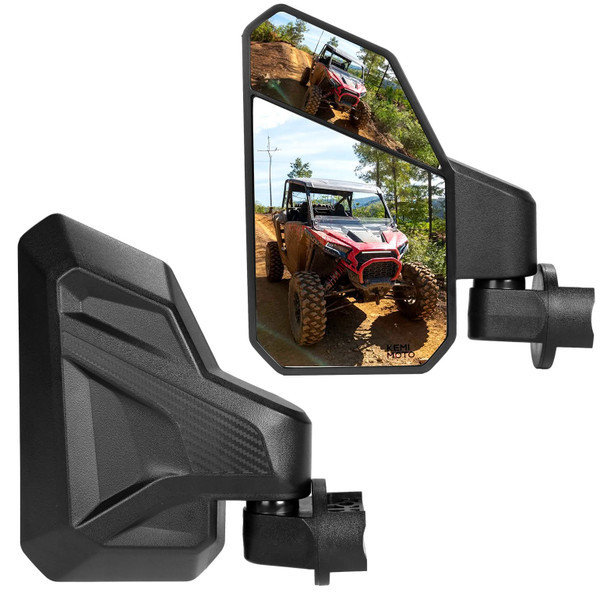 Polaris RZR XP 1000/4 Door Mirrors 2-Segment Convex - Kemimoto