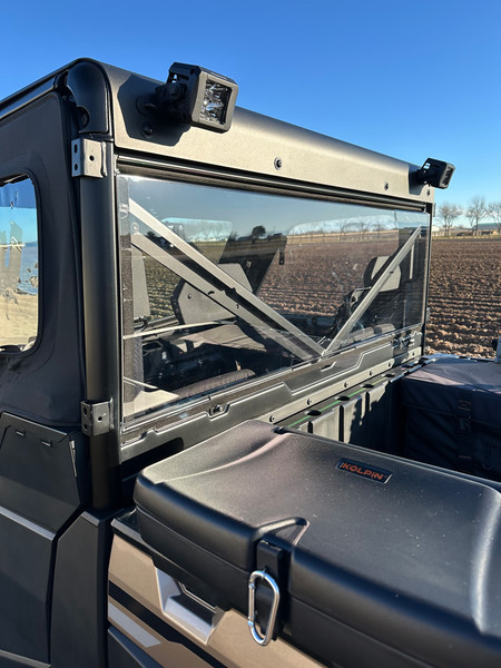 Polaris Ranger XP 900/1000 Rear Poly Windshield - Kolpin