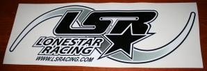 Can-Am UTV Black on White Door Sticker - Lonestar Racing