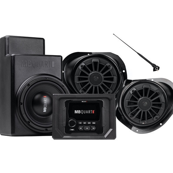 Polaris General 500 Watt Stage 3 Tuned Audio Package - MB Quart