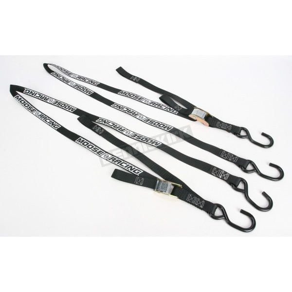 Can Am Heavy-Duty Black Tie Downs - Moose