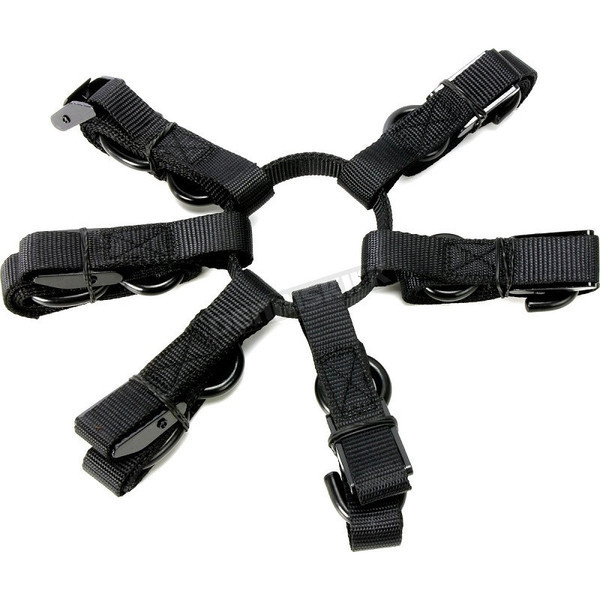Kawasaki Teryx / KRX / Mule / Ridge Black Cargo Straps - Moose