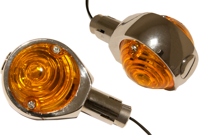 Emgo - Bar End Light - 1" Handlebars - Euro Bar End Lights - 60-14560