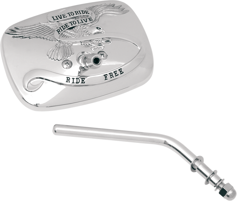 Emgo - Live to Ride Mirror - Chrome - Right - Custom Mirror - 20-31701A Emgo - Live to Ride Mirror - Chrome - Right - Custom Mirror - 20-31701A