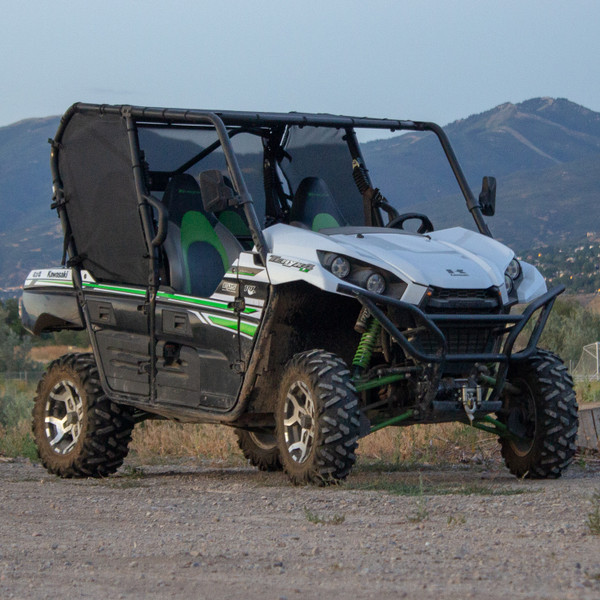 Kawasaki Teryx4 Window Shade Nets Rear Cab - Motoroof